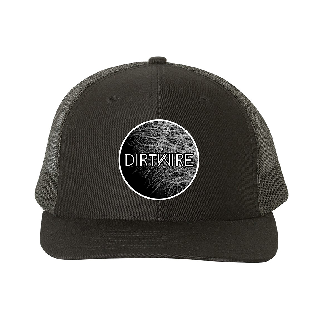 Dirtwire mycelium patch trucker hat