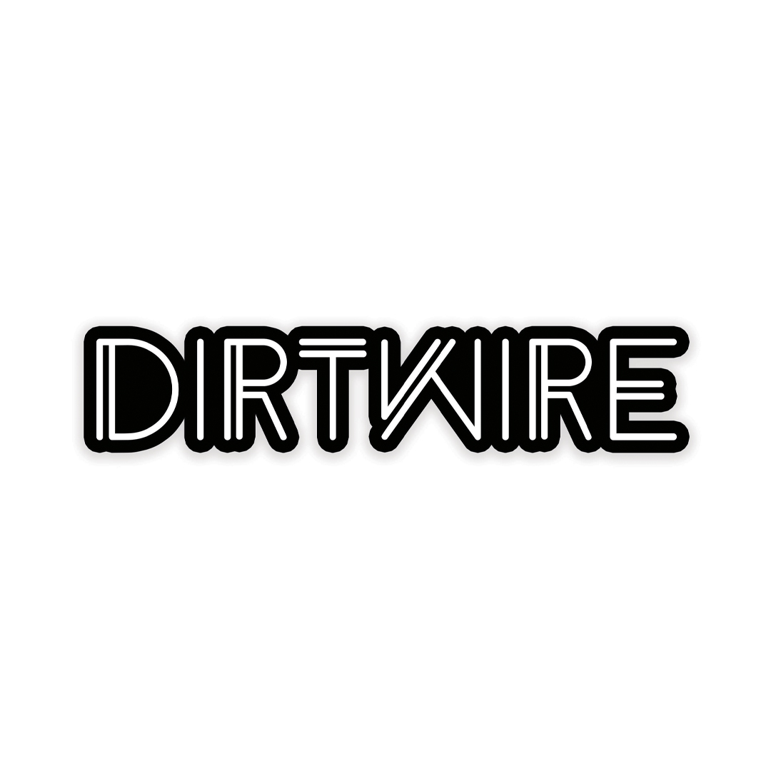 Dirtwire logo sticker