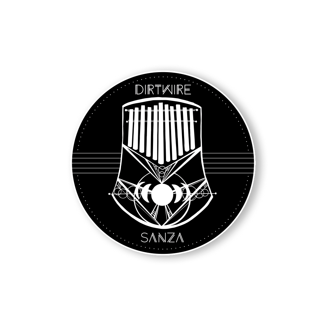 Dirtwire sanza circle sticker