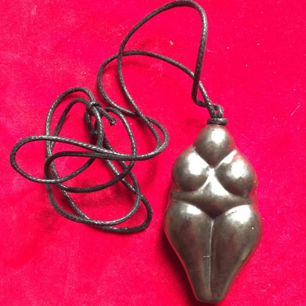 Ocarina goddess metallic glaze necklace 600x600