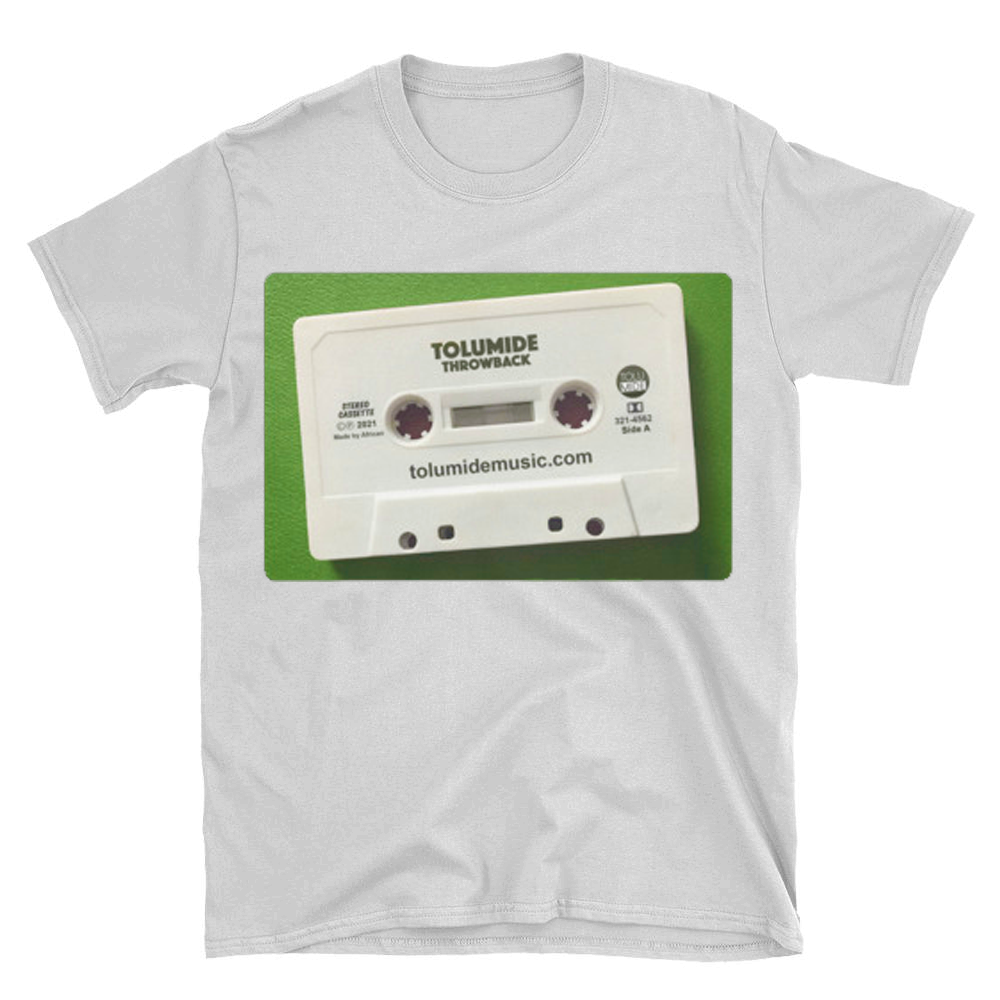Throwback cassette shirt white